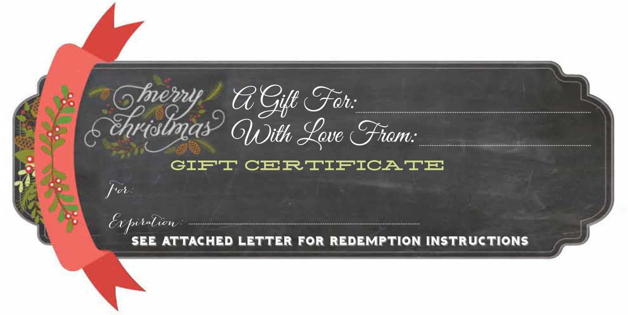 Free Printable Gift Certificate | Moxiblog Pertaining To Homemade Christmas Gift Certificates Templates