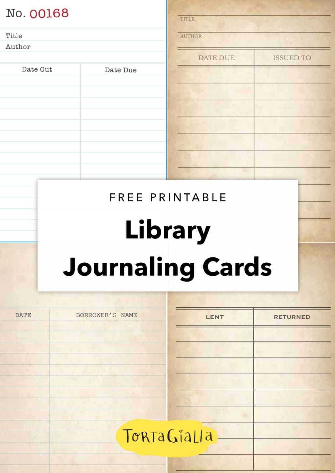 Free Printable Library Card Template | Tortagialla Pertaining To Library Catalog Card Template