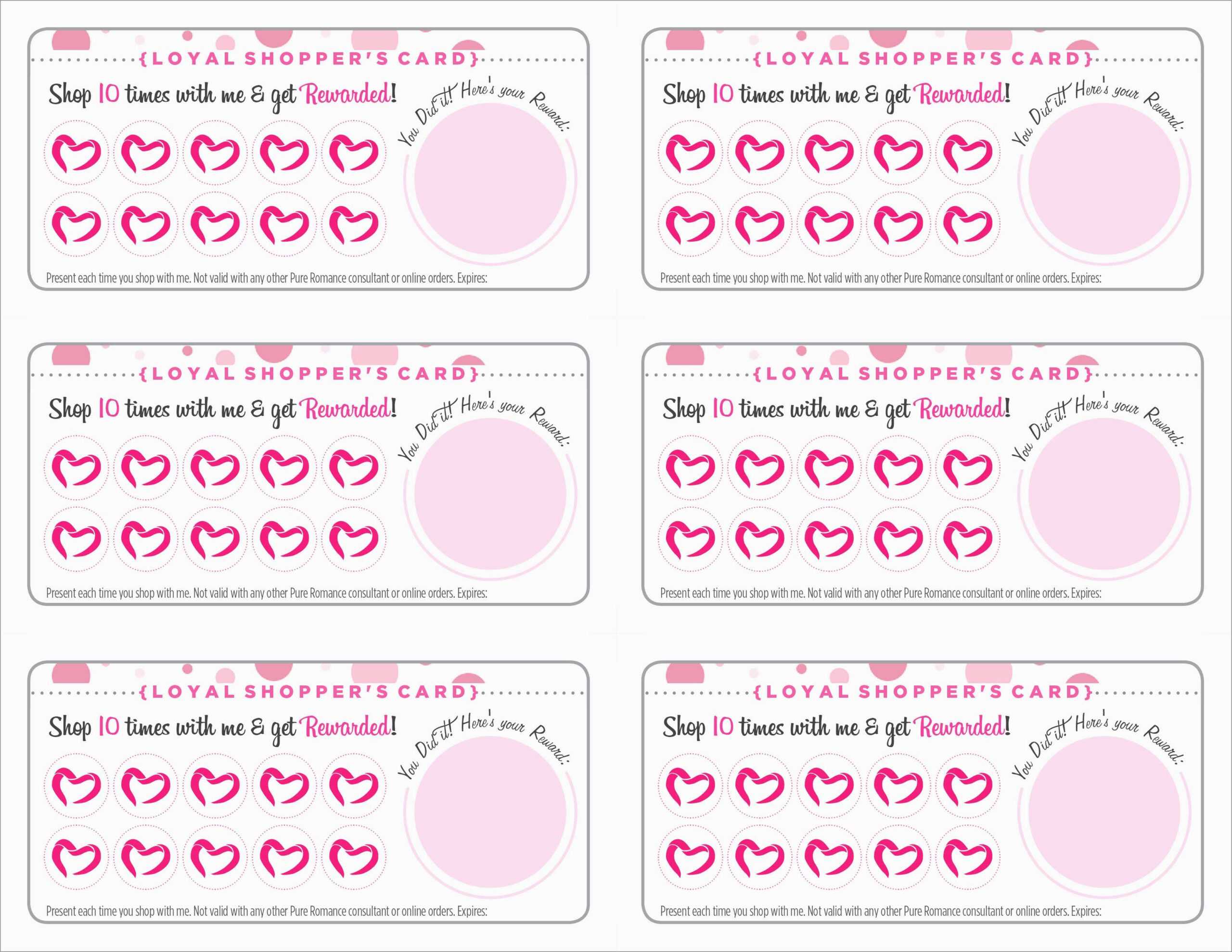 Free Printable Loyalty Card Template – Calep.midnightpig.co With Business Punch Card Template Free