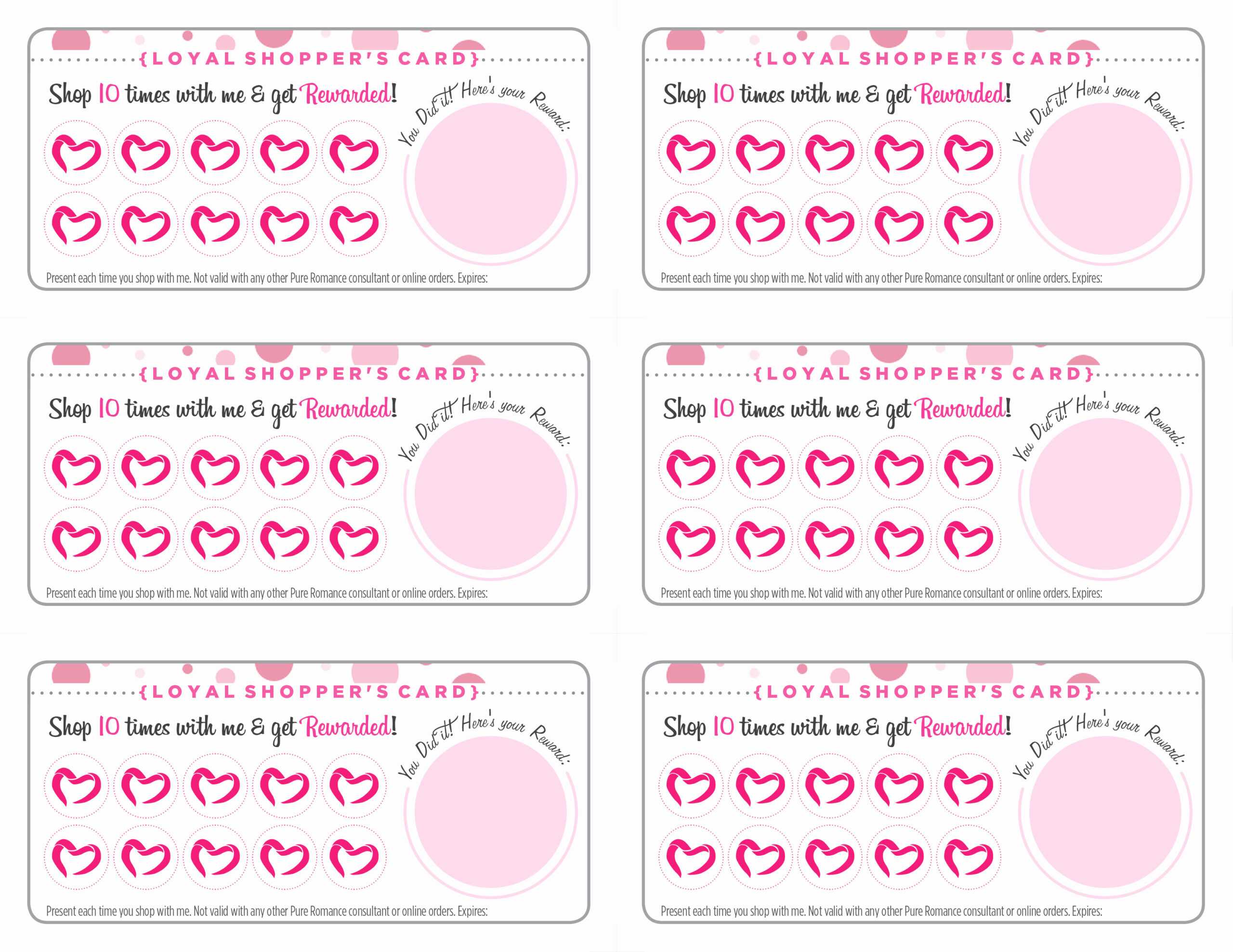Free Printable Loyalty Card Template – Calep.midnightpig.co Within Loyalty Card Design Template