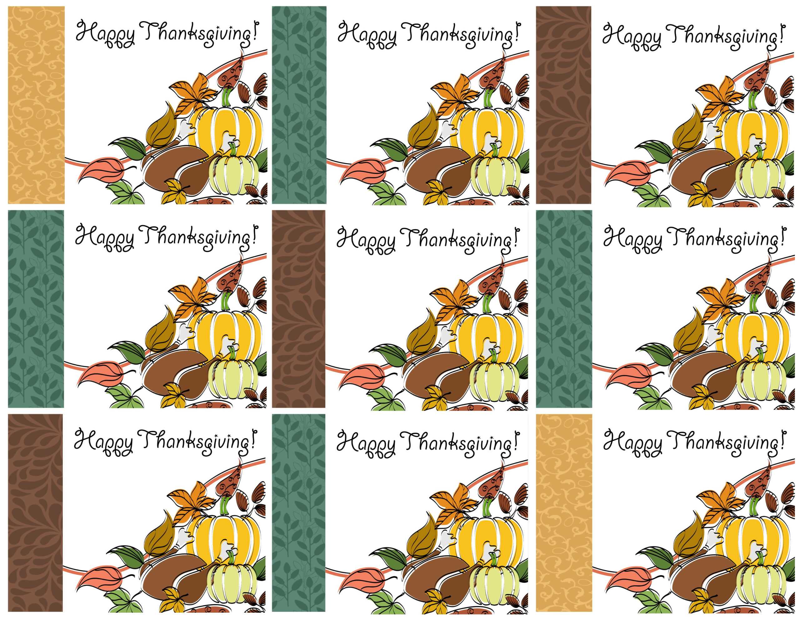 Free Printable Thanksgiving Place Cards — Also Great For In Thanksgiving Place Card Templates