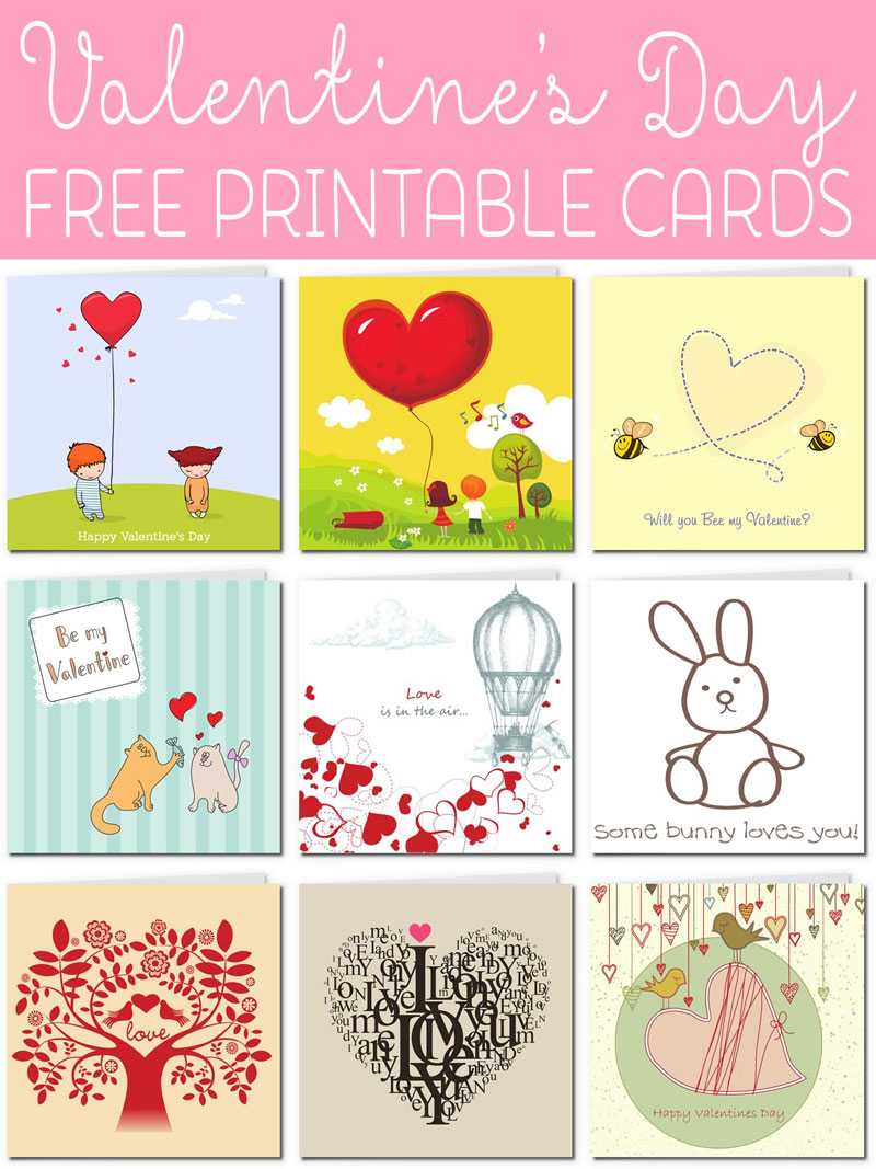 Free Printable Valentine Cards With Regard To Valentine Card Template Word