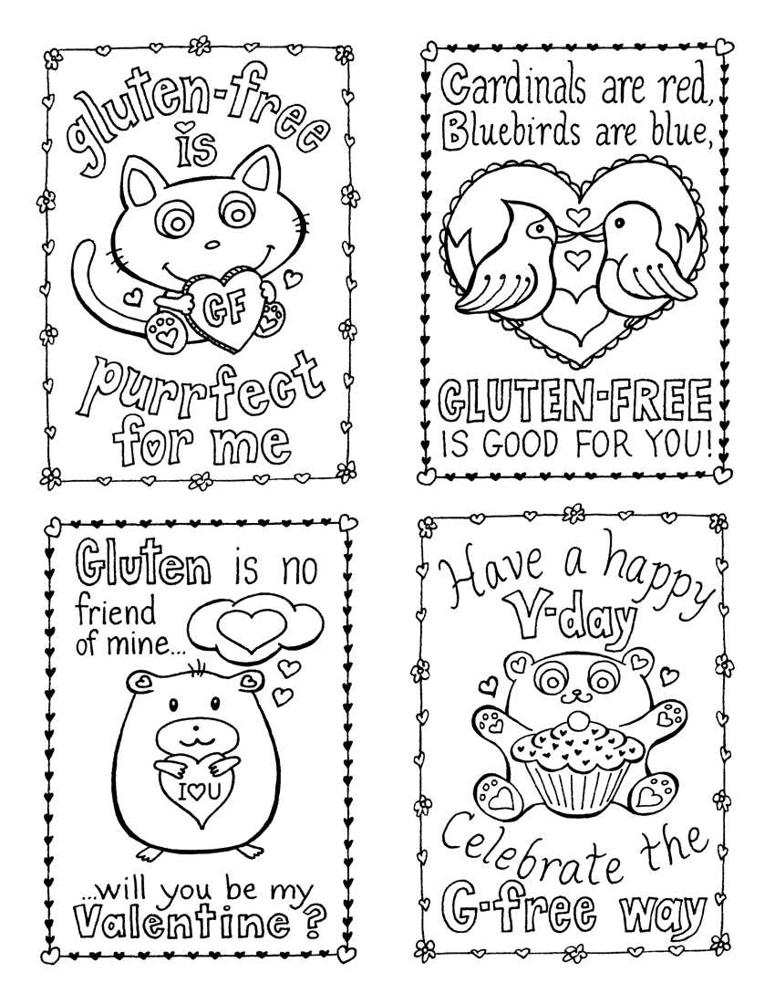 Free Printable Valentines Day Card Coloring Pages Regarding Valentine Card Template For Kids