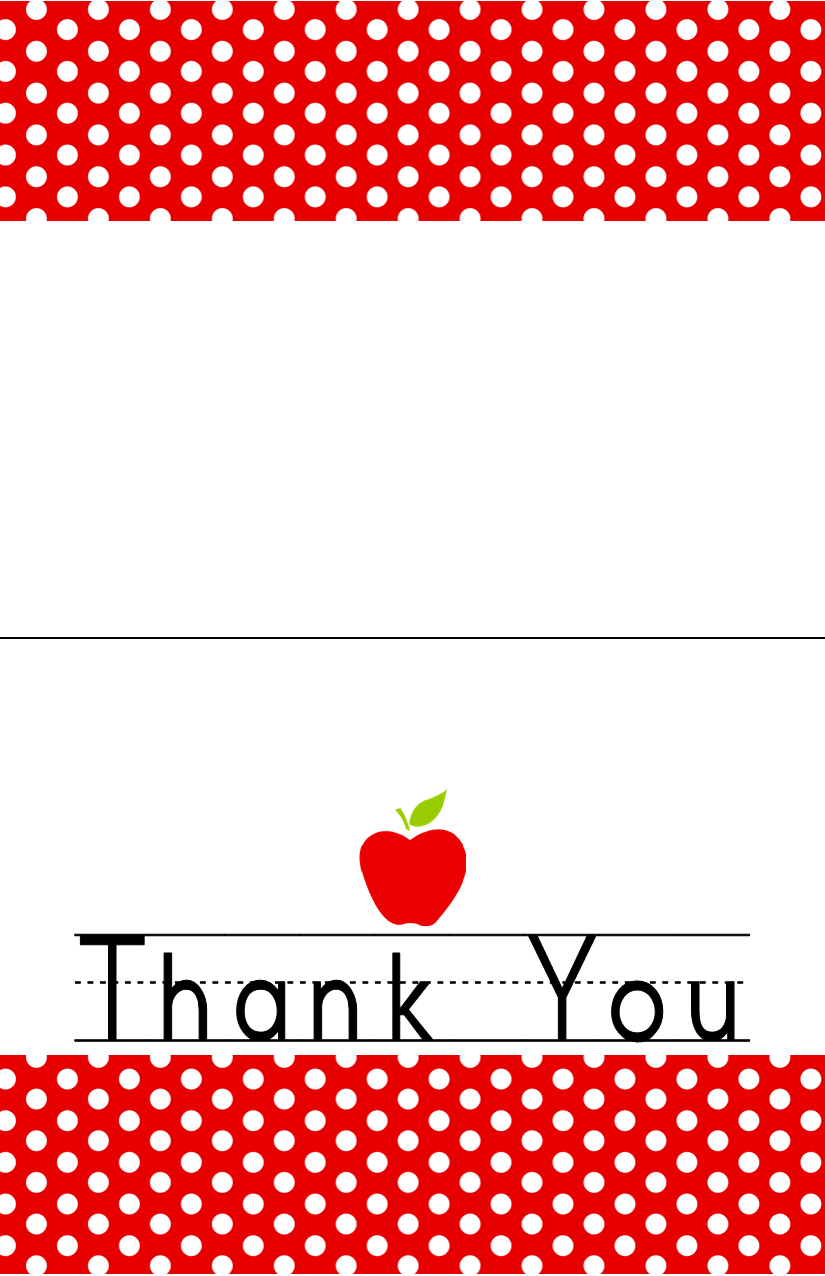 Free Printableend Of The Year Thank You Cards And Tags With Thank You Card For Teacher Template