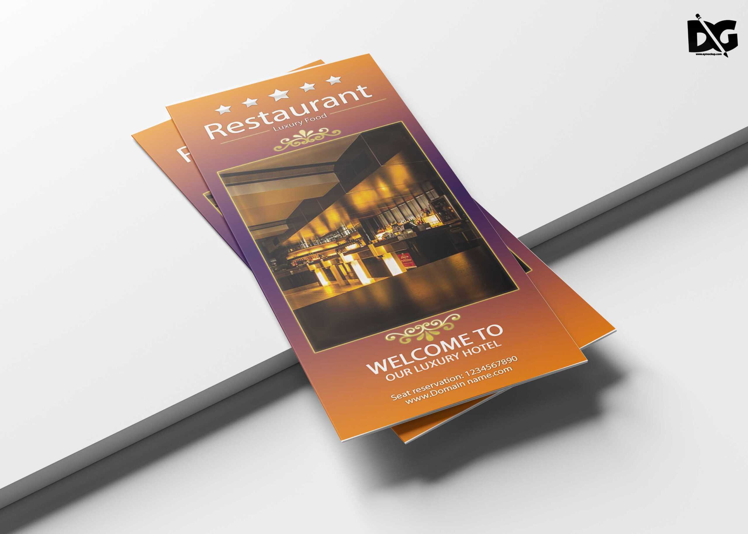 Free Psd Hotel Tri Fold Brochure Template | Free Psd Mockup Pertaining To Welcome Brochure Template