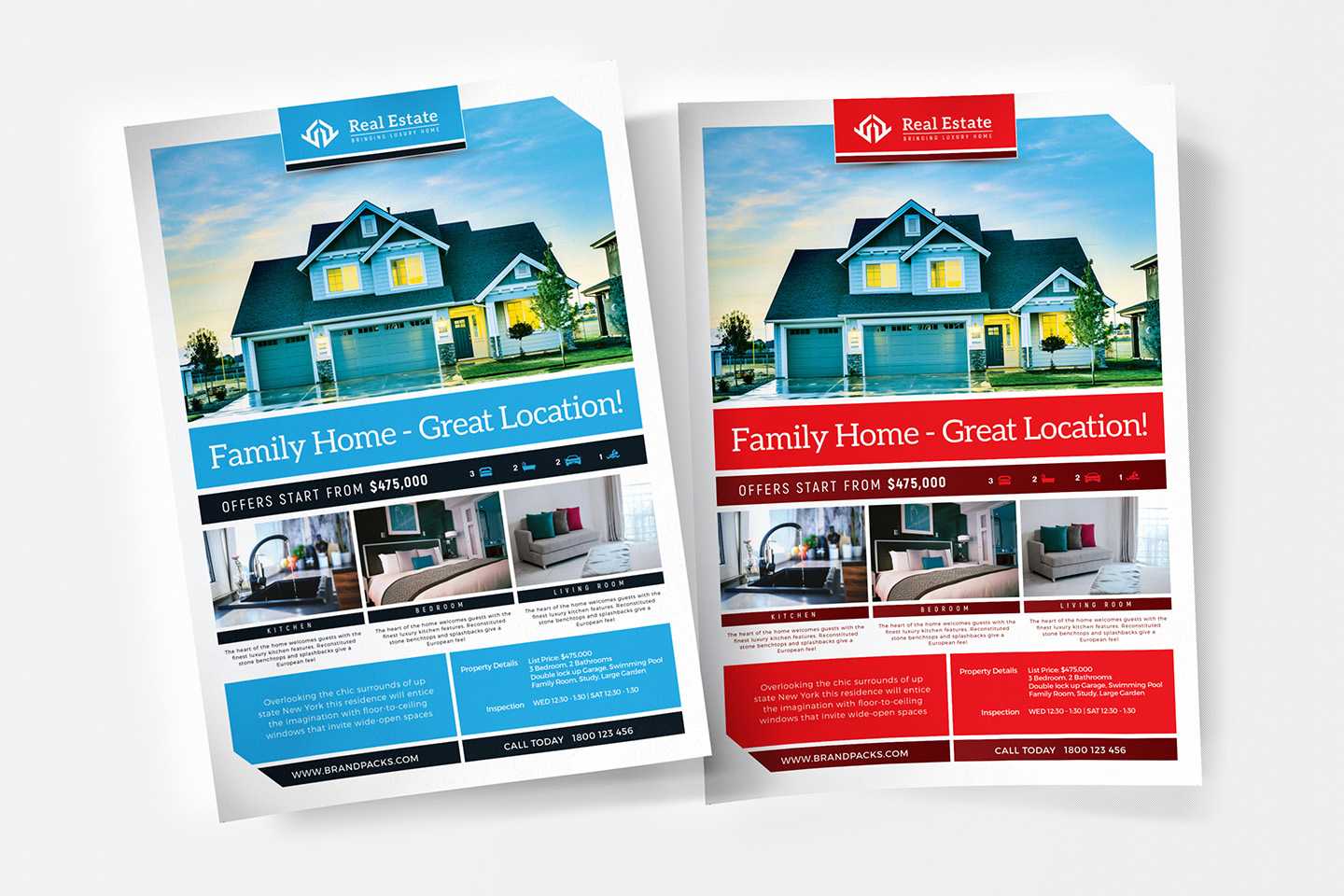 Free Real Estate Templates For Photoshop & Illustrator Inside Real Estate Brochure Templates Psd Free Download