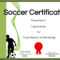 Free Soccer Certificate Maker | Edit Online And Print At Home Throughout Soccer Certificate Template