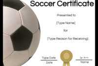 Free Soccer Certificate Maker | Edit Online And Print At Home within Soccer Certificate Template
