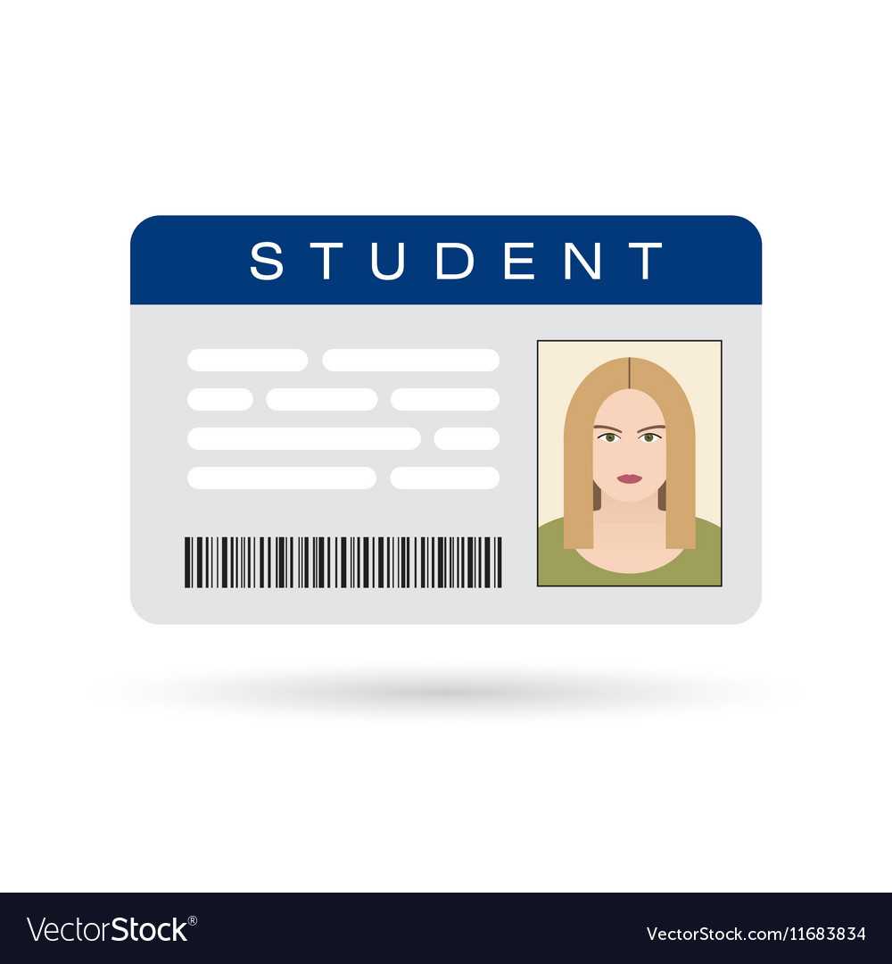 Free Student Id Card – Calep.midnightpig.co For Isic Card Template