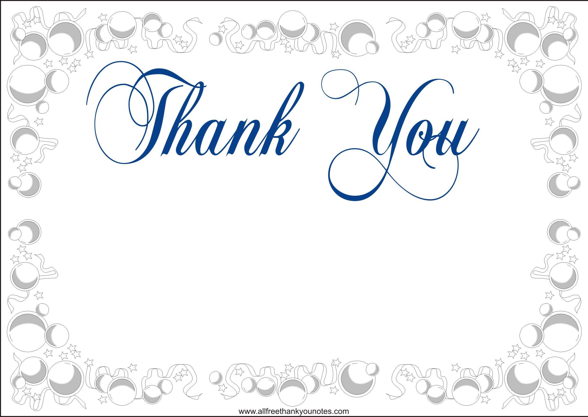 Free Thank You Card Template – Falep.midnightpig.co In Free Printable Thank You Card Template