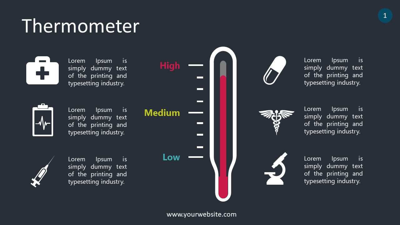 Free Thermometer Lesson Slides Powerpoint Template – Designhooks With Thermometer Powerpoint Template