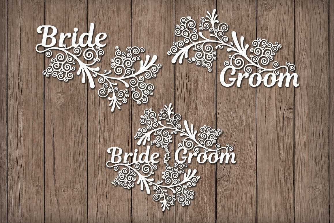 Friezes Wedding Svg Files For Silhouette Cameo And Cricut. Wedding Clipart  Png. Wedding Paper Craft Template. Wedding Stencils For Card Making. Regarding Silhouette Cameo Card Templates
