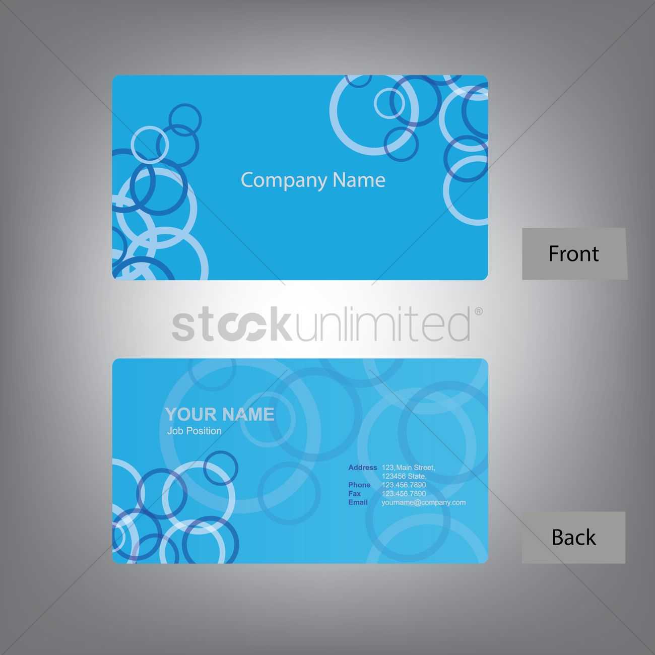 Front And Back Business Card Template Word ] - Card Template Throughout Front And Back Business Card Template Word