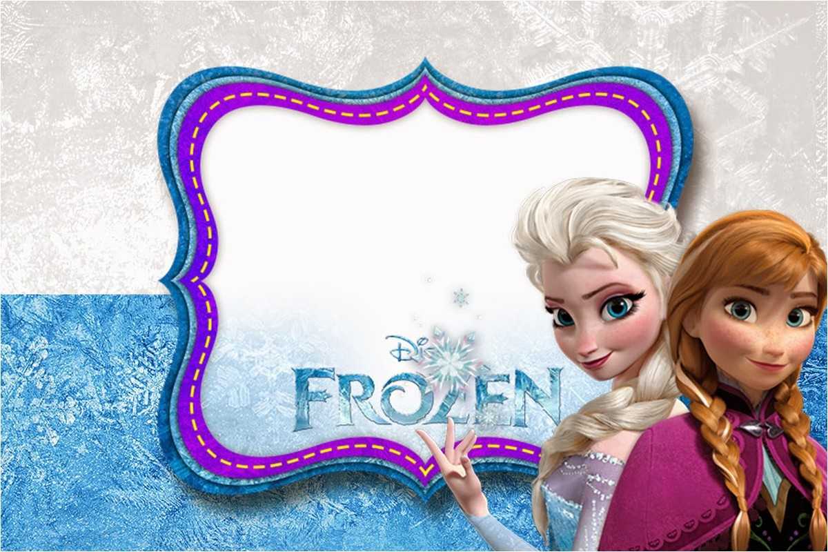 Frozen Birthday Party Invitation Free Printable Intended For Frozen Birthday Card Template