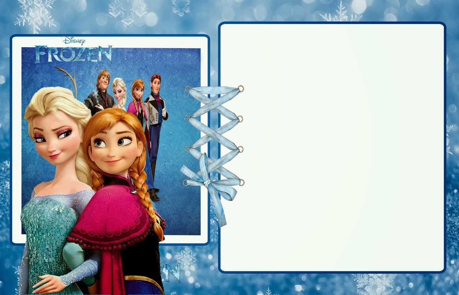 Frozen Party: Free Printable Invitations. – Oh My Fiesta! In Within Frozen Birthday Card Template