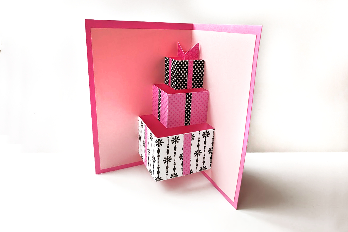 Gift Box Pop Up Card Inside Pop Up Card Box Template