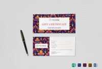Gift Certificate Template for Gift Certificate Template Indesign