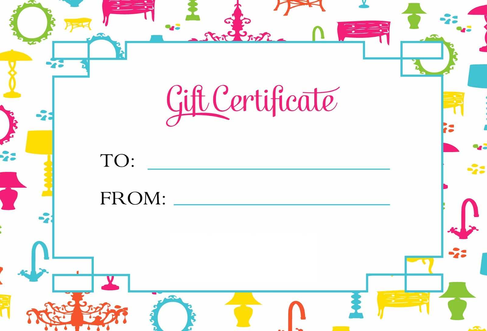 Gift Certificate Template For Kids Blanks | Loving Printable For Kids Gift Certificate Template