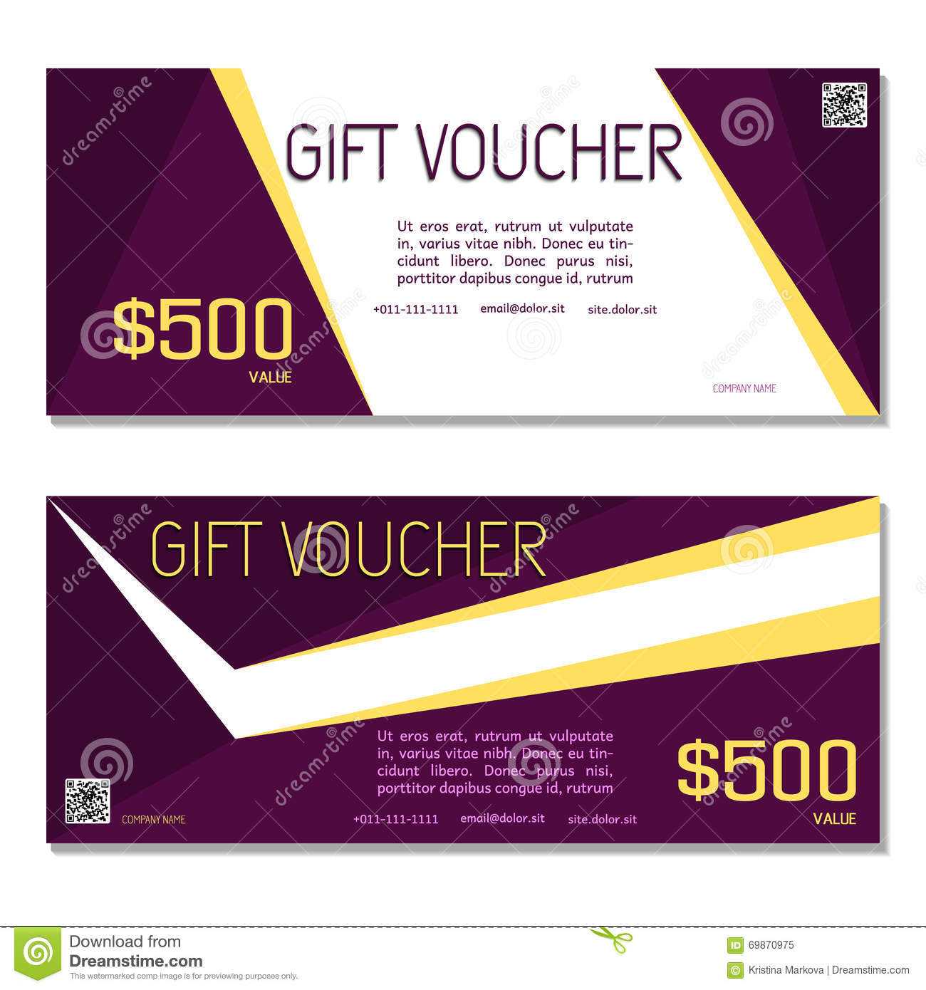 Gift Voucher. Coupon And Voucher Template For Company In Company Gift Certificate Template