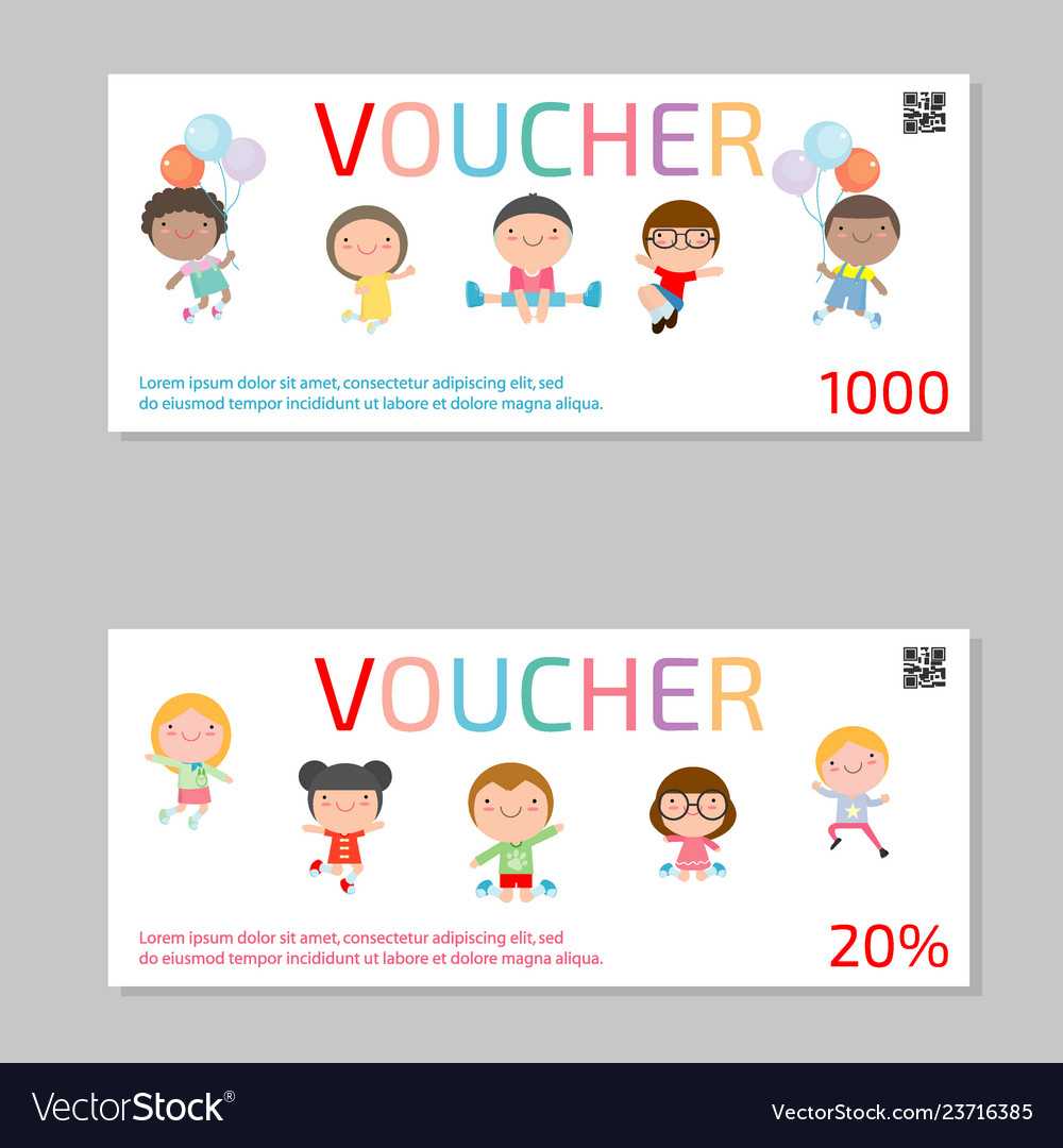 Gift Voucher Template And Kids Voucher Template Intended For Kids Gift Certificate Template