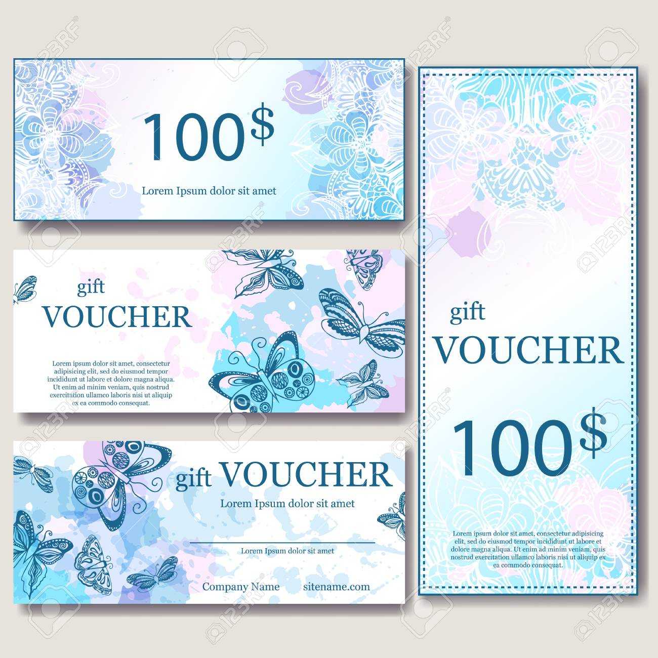 Gift Voucher Template With Mandala. Design Certificate For Sport.. In Magazine Subscription Gift Certificate Template