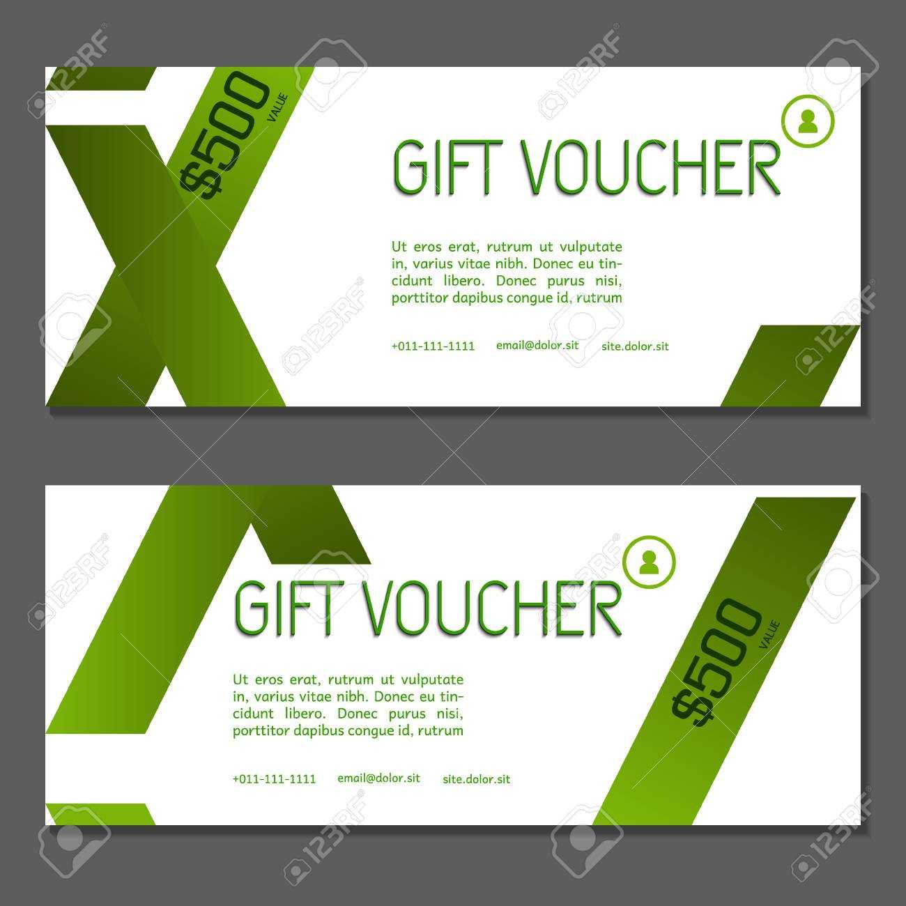 Gift Voucher. Vector, Illustration. Coupon And Voucher Template.. With Company Gift Certificate Template
