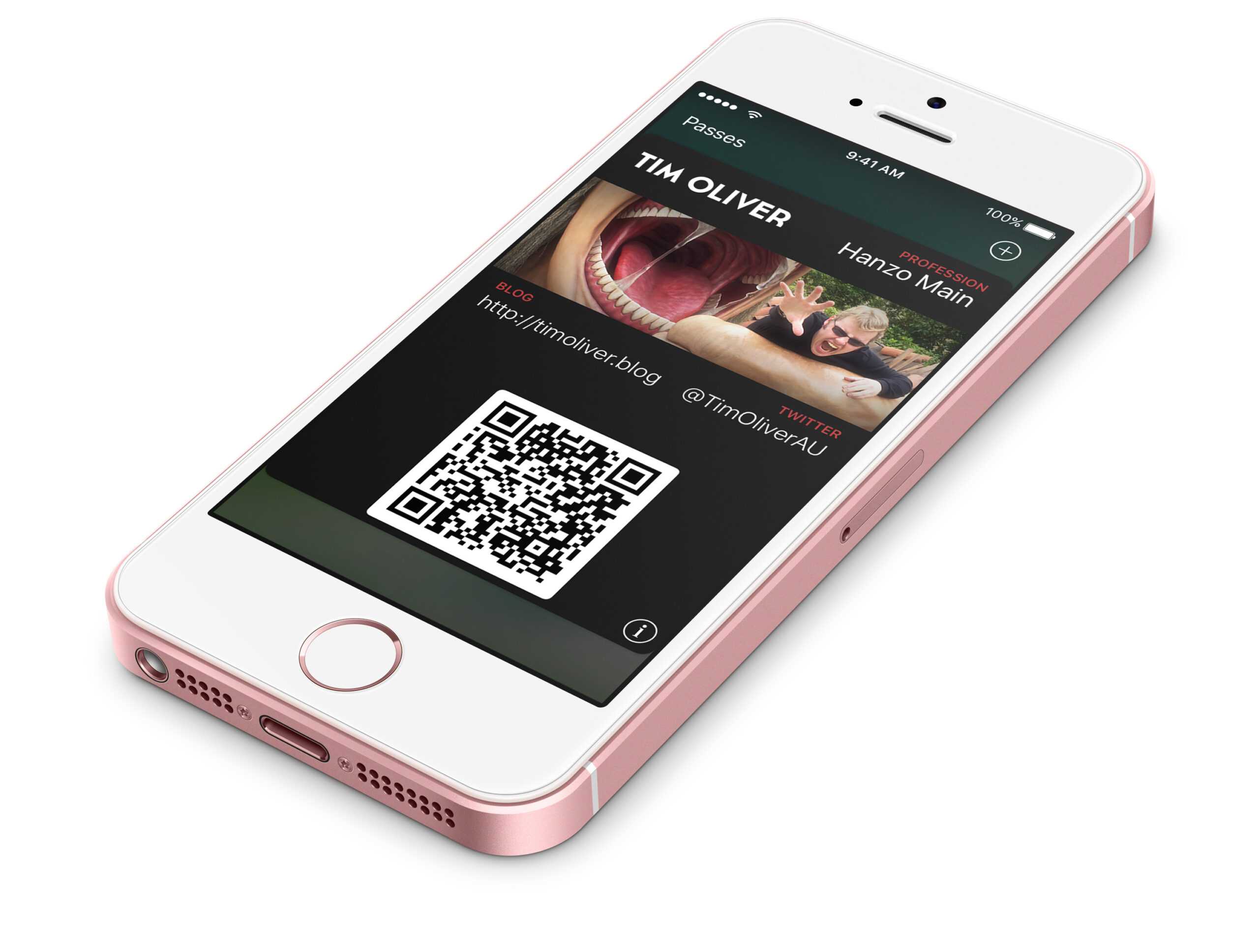 Github - Timoliver/passkit Business Card: A Template For Ios Within Iphone Business Card Template