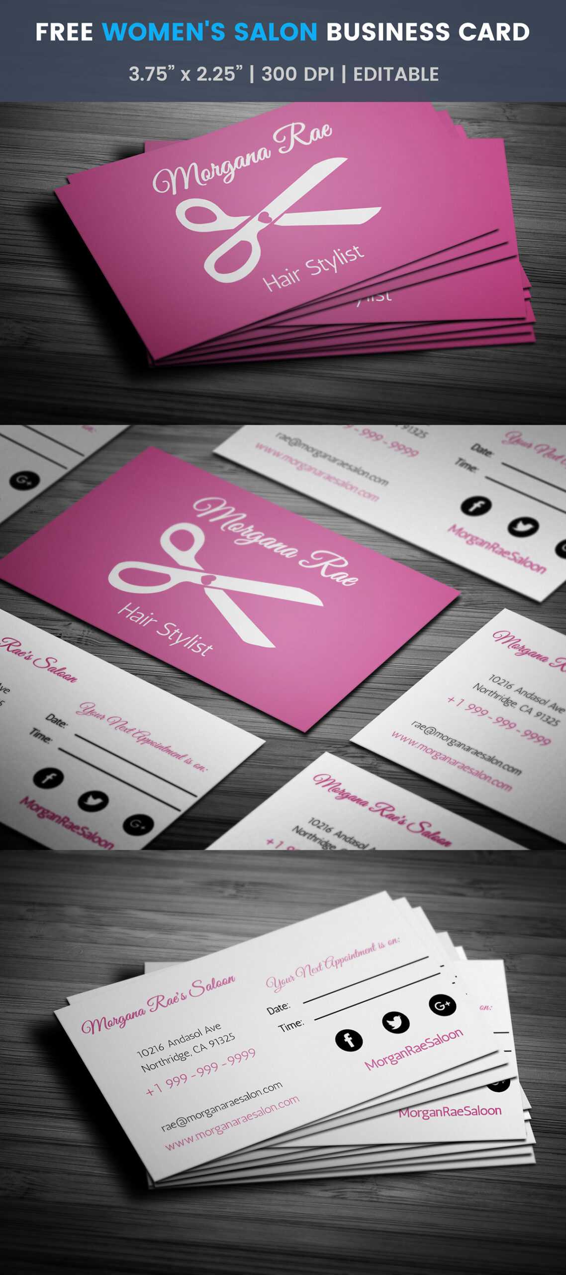 Hairdresser Business Card Templates Free - Calep.midnightpig.co Throughout Hairdresser Business Card Templates Free