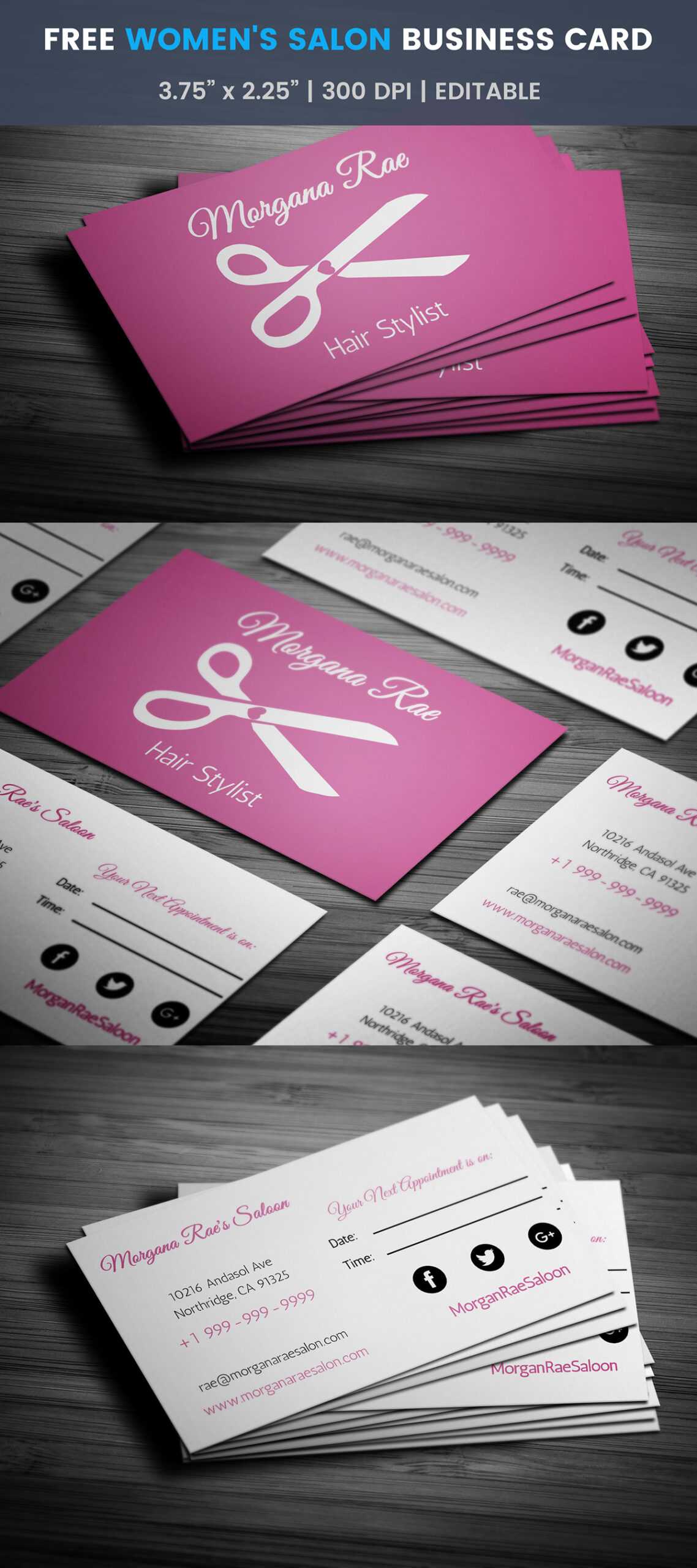 Hairdresser Business Card Templates Free – Calep.midnightpig.co Throughout Hairdresser Business Card Templates Free