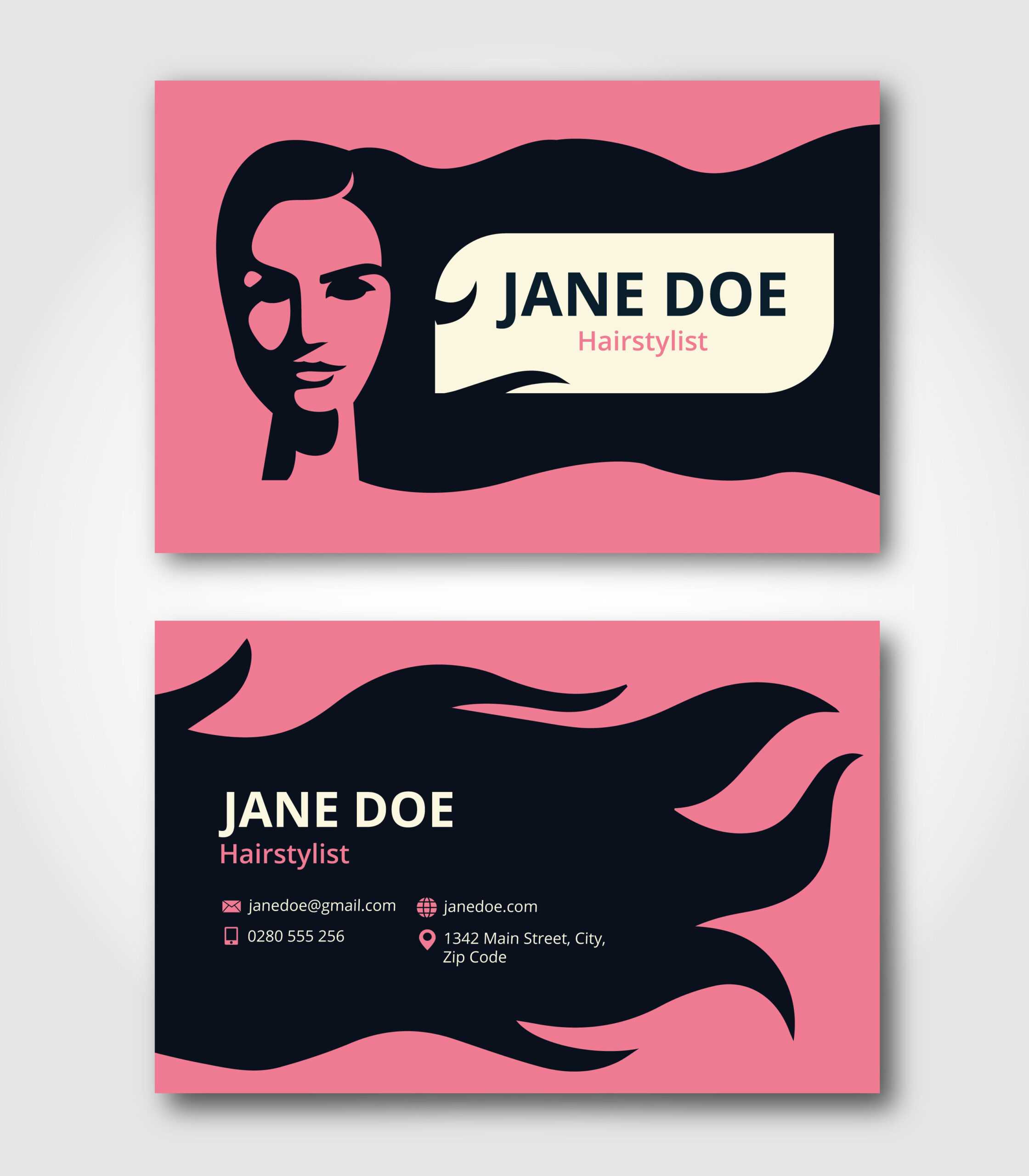 Hairstylist Business Card Template – Download Free Vectors Pertaining To Hair Salon Business Card Template