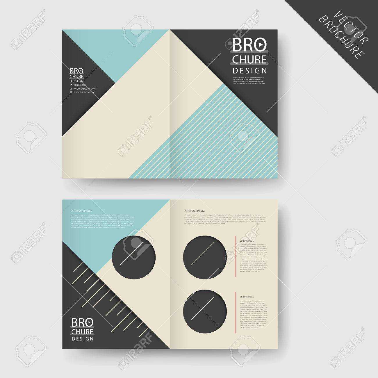 Half Fold Brochure Design – Falep.midnightpig.co Throughout Half Page Brochure Template