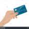 Hand Holding Credit Card Vector Illustration | Business Inside Credit Card Templates For Sale