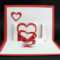 Handmade Valentine's Day Card – Diy 'i Love You' Pop Up Heart Love Card  Tutorial Inside I Love You Pop Up Card Template