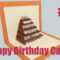 Happy Birthday Cake #2 – Pop Up Card Tutorial Intended For Happy Birthday Pop Up Card Free Template