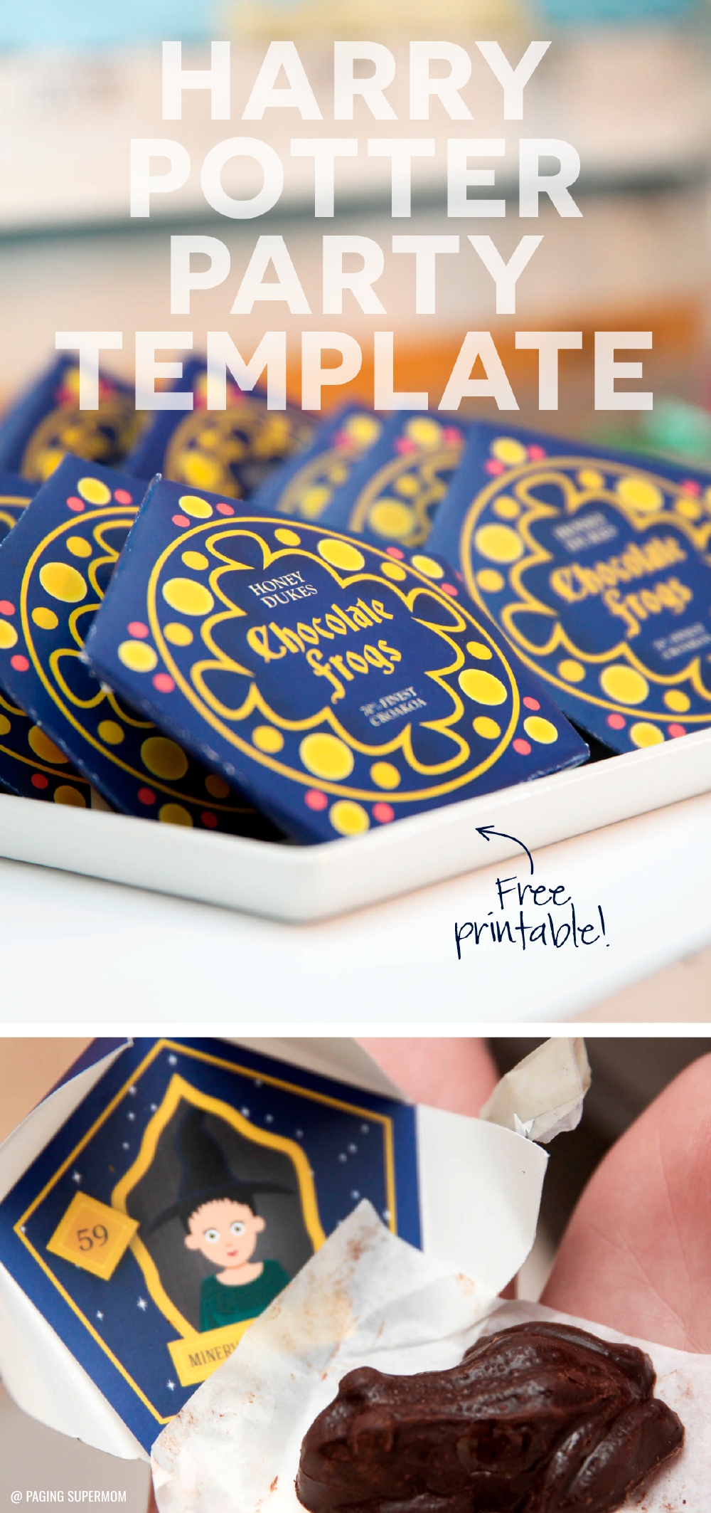 Harry Potter Chocolate Frogs – Free Printable Template For Within Chocolate Frog Card Template