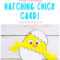 Hatching Chick Easter Card Craft – Kids Craft Room Intended For Easter Chick Card Template
