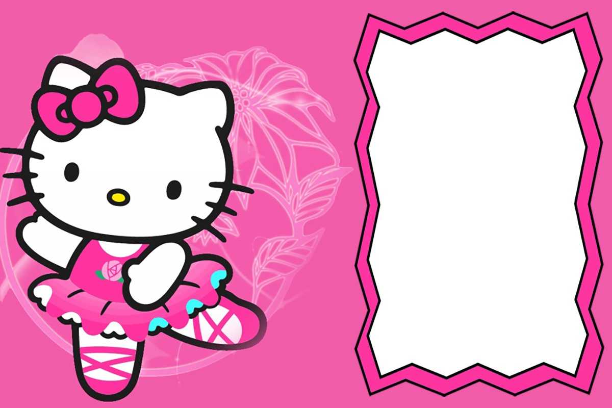 Hello Kitty Free Printable Invitation Templates In Hello Kitty Birthday Card Template Free