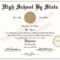 High School Graduation Certificate – Calep.midnightpig.co Throughout Ged Certificate Template Download