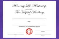 Honorary Membership Certificate Template - Calep.midnightpig.co with regard to Life Membership Certificate Templates