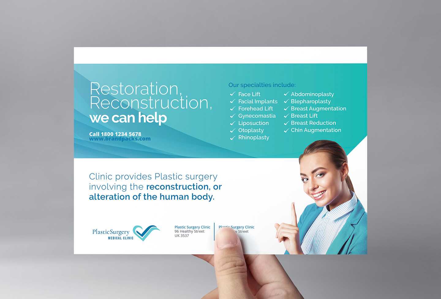 Hospital Flyer Template In Psd, Ai & Vector – Brandpacks With Regard To Healthcare Brochure Templates Free Download