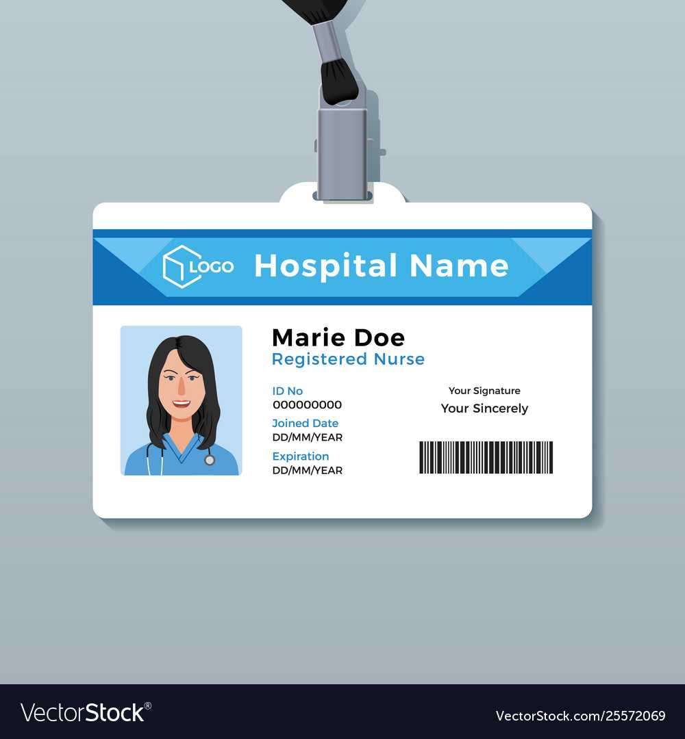 Hospital Id Card Template – Dalep.midnightpig.co Throughout Hospital Id Card Template