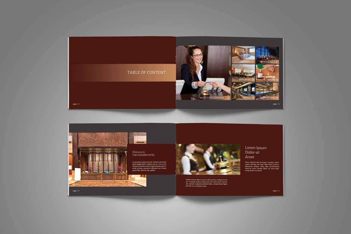 Hotel Brochure – Vsual In Hotel Brochure Design Templates