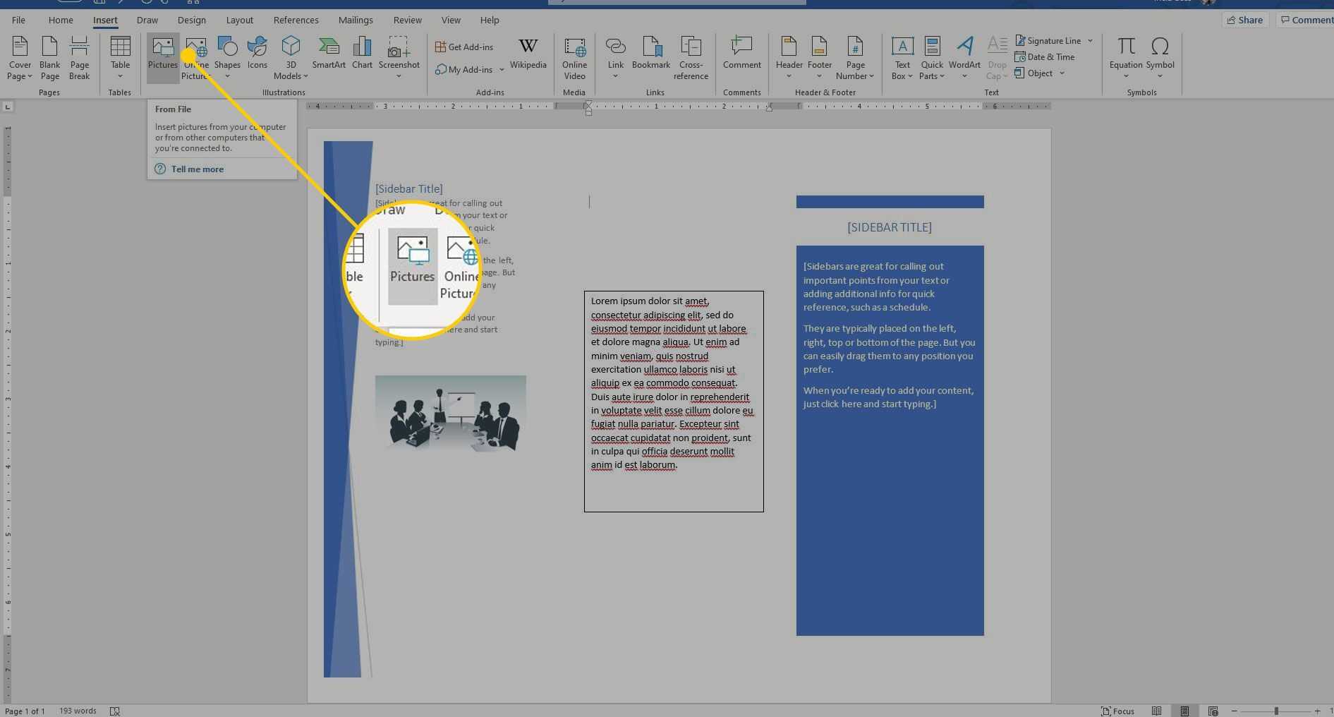 How To Create A Brochure Using Ms Word 2013 Youtube With Office Word Brochure Template