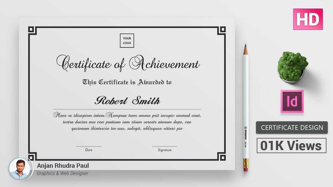 How To Create A Certificate Template In Indesign : ✪ Indesign Tutorial ✪ Pertaining To Indesign Certificate Template