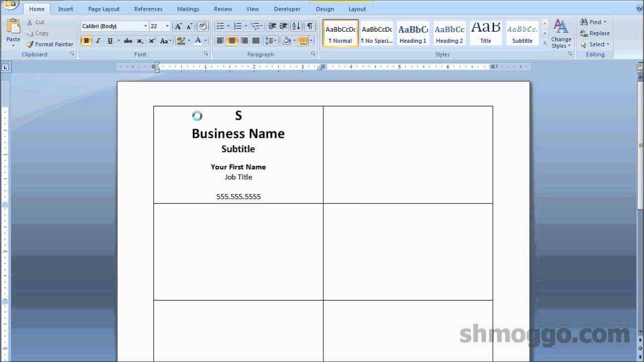 How To Create Business Cards In Word – Falep.midnightpig.co Throughout Business Card Template For Word 2007