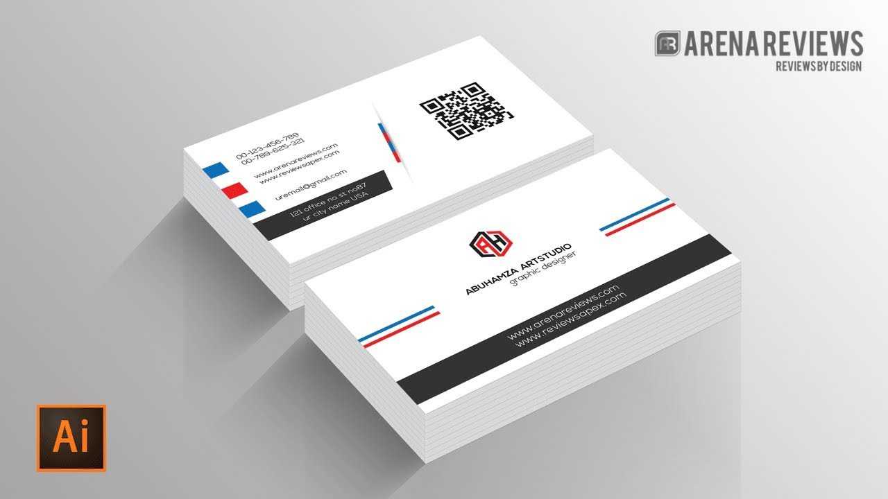 How To Design Business Card Template Illustrator Cc Tutorial Pertaining To Adobe Illustrator Card Template