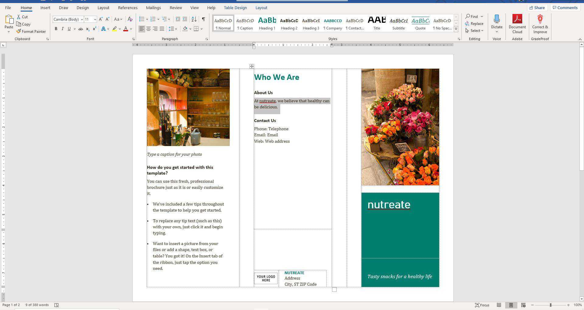 How To Download Brochure Template On Microsoft Word – Falep Within Office Word Brochure Template