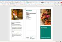 How To Make A Brochure On Microsoft Word intended for Brochure Template On Microsoft Word