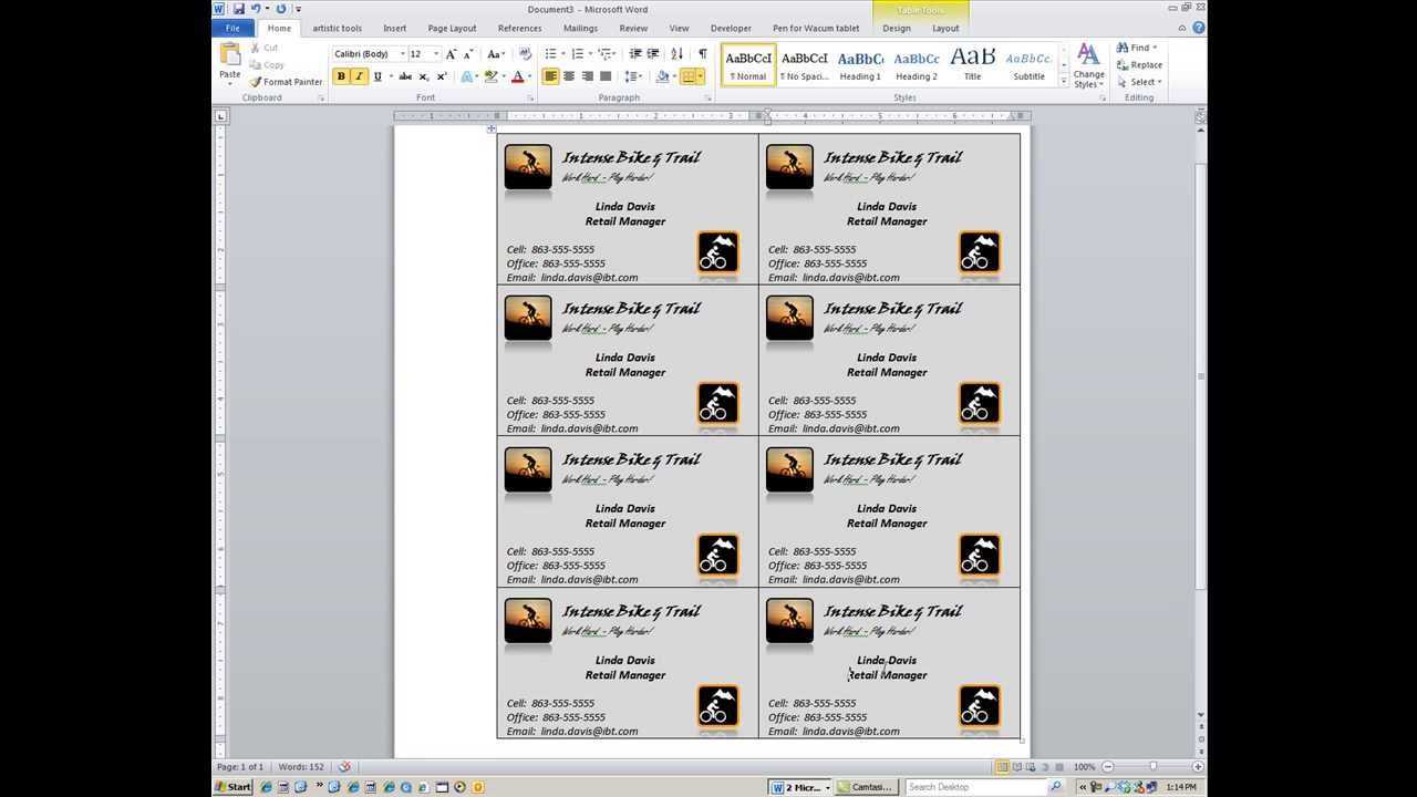 How To Make A Business Card In Word – Dalep.midnightpig.co Intended For Business Card Template For Word 2007