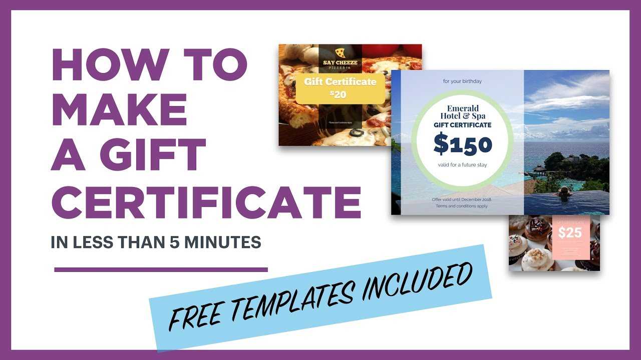 How To Make A Gift Certificate (Free Template Included) With Regard To Microsoft Gift Certificate Template Free Word